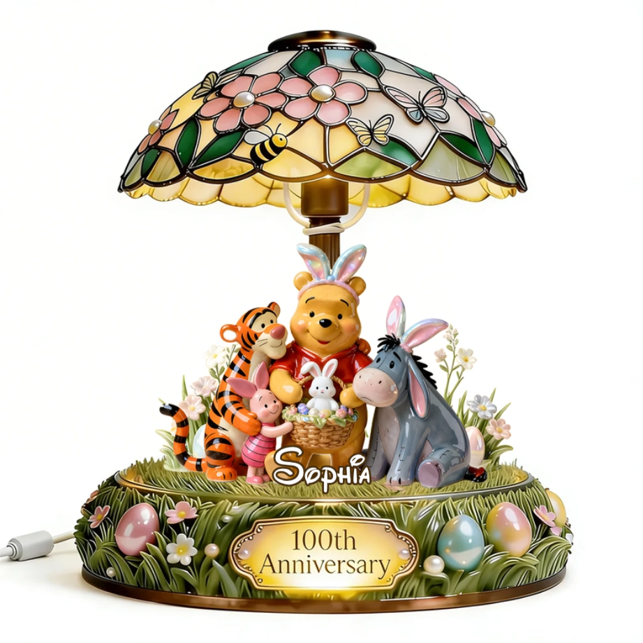 Personalized Acrylic Light Box Custom Shape 100th Anniversary Gift for Family