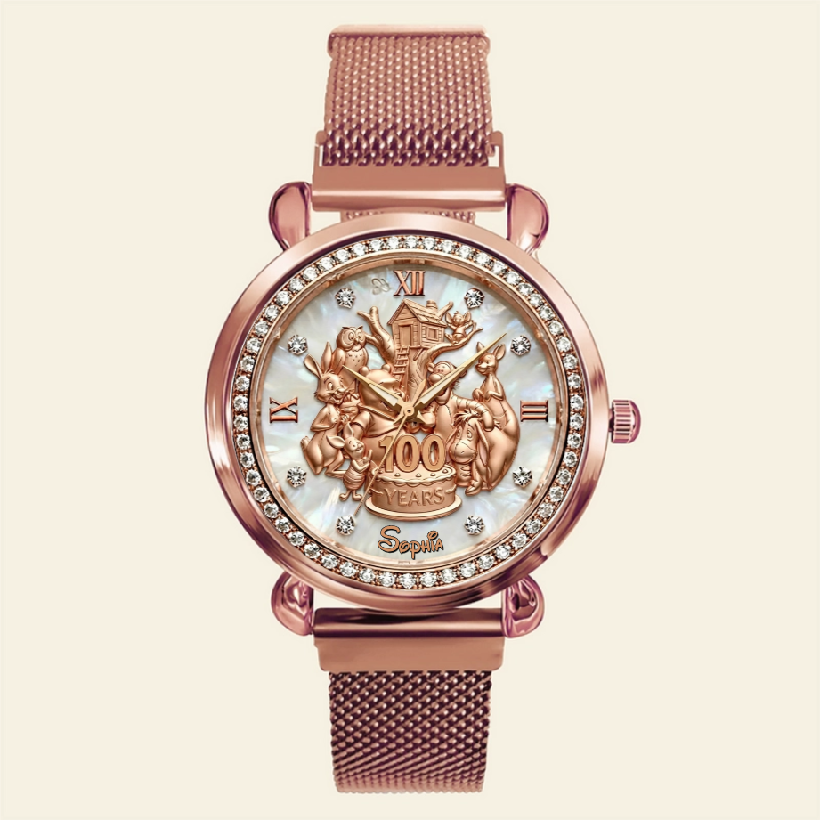 Personalized Disney Honey Bear Hand Watch Gift for Movie Fans