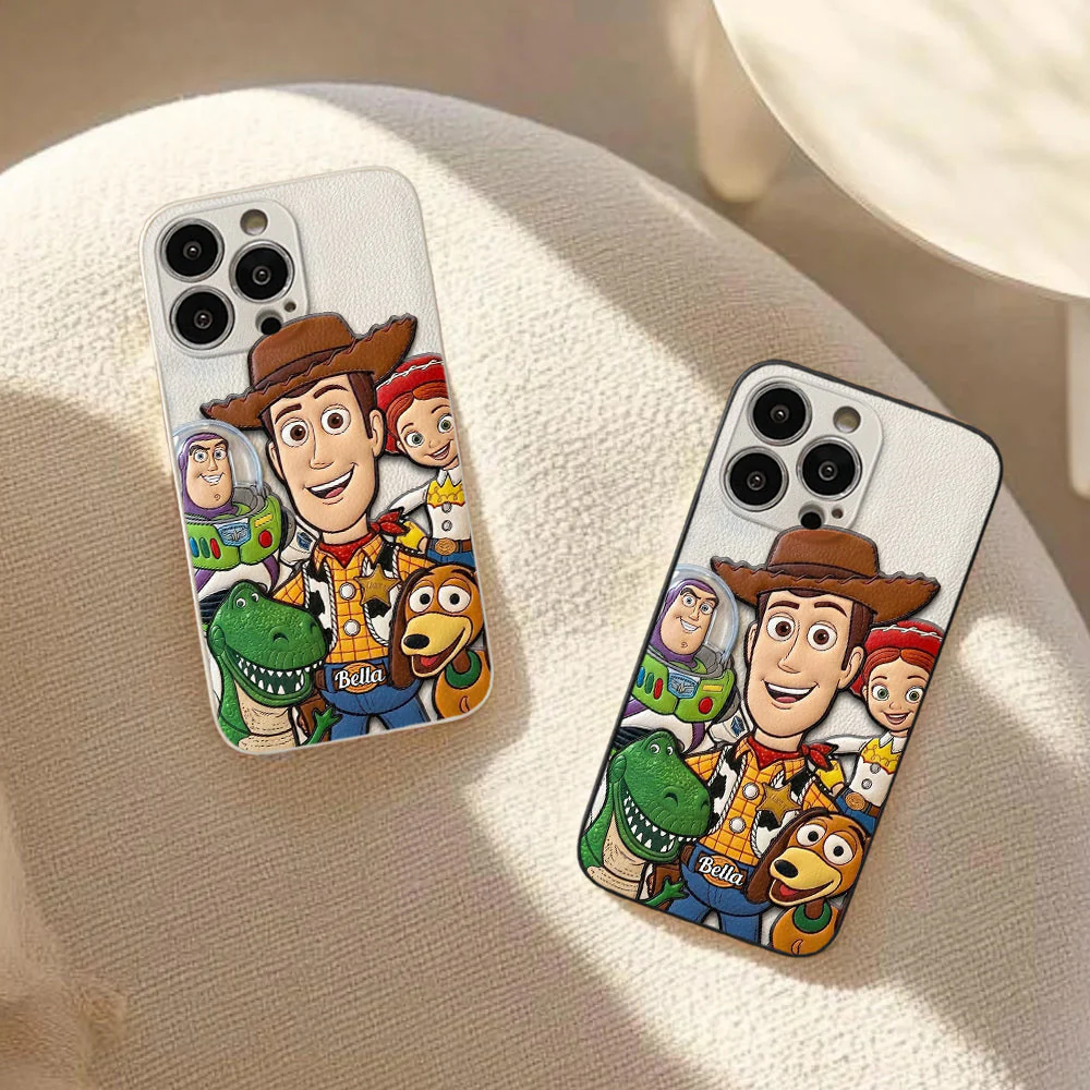 Personalized Toy Story Phone Case Custom Name Gift for Movie Fans