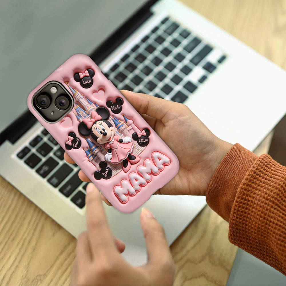 Personalized Minnie Mouse Phone Case Gift for Mom | Mother's Day Phone Case GradoCreations