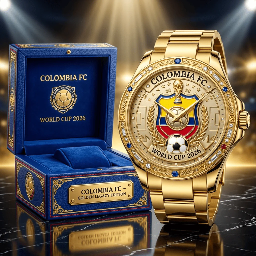 Colombia FC World Cup 2026 Men's Wrist Watch Gift for Sports Fans