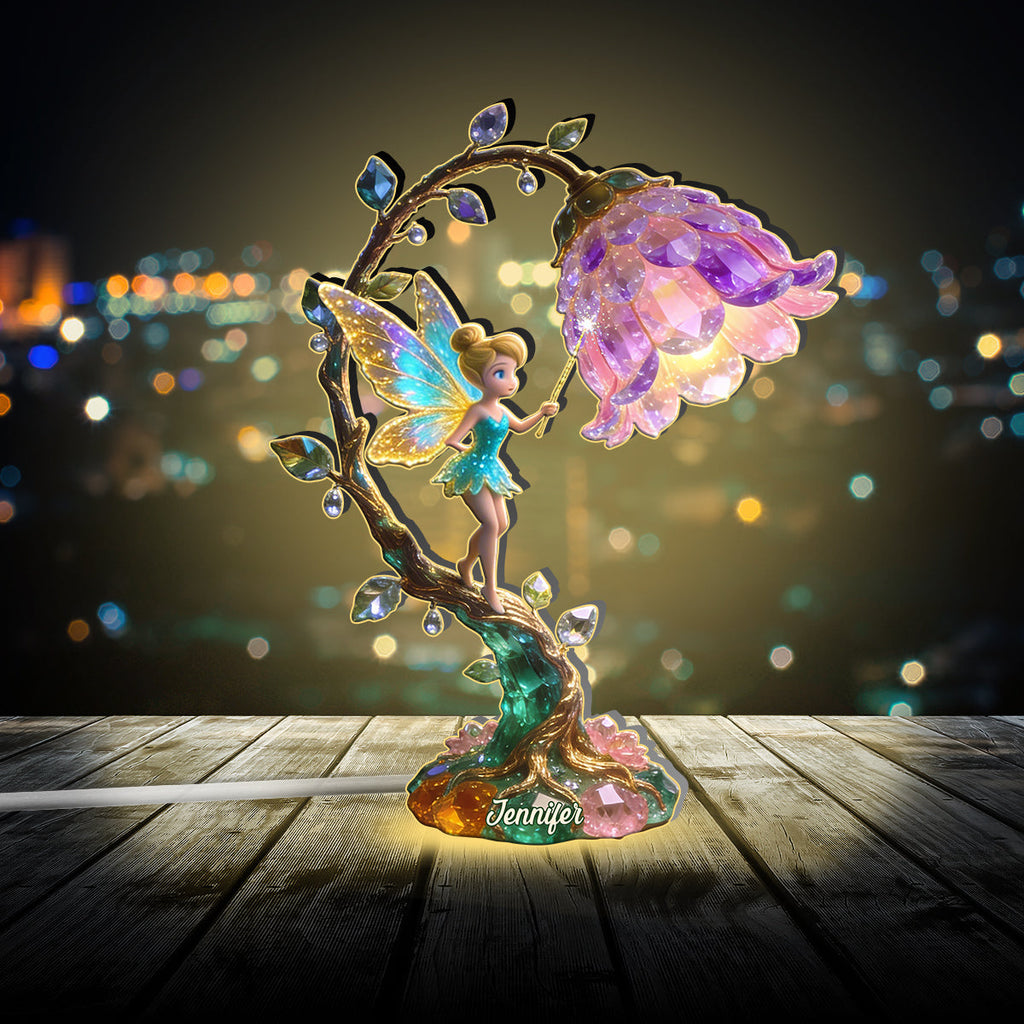 Personalized Acrylic Light Box Disney Fairy Gift for Kids