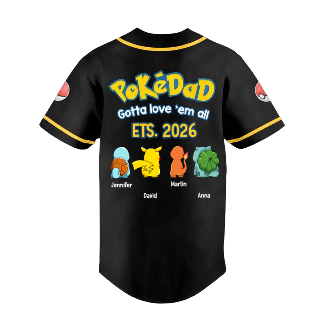 Personalized Baseball Jersey for Family Movie Fans | Gift for Dad, Mom, Kids