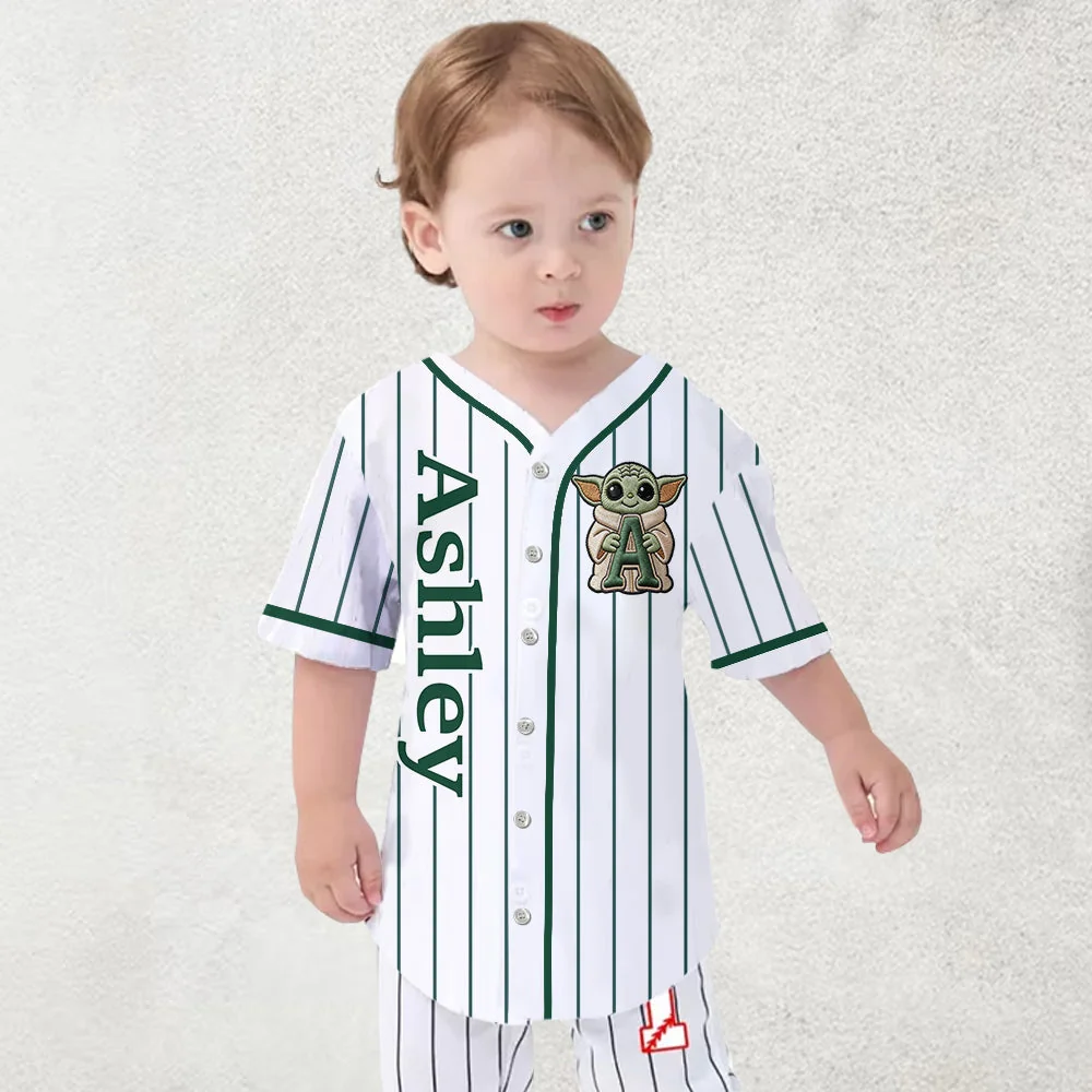 Personalized Galaxy Character Baseball Jersey Custom Name for Adults and Kids Baseball Jersey GradoCreations