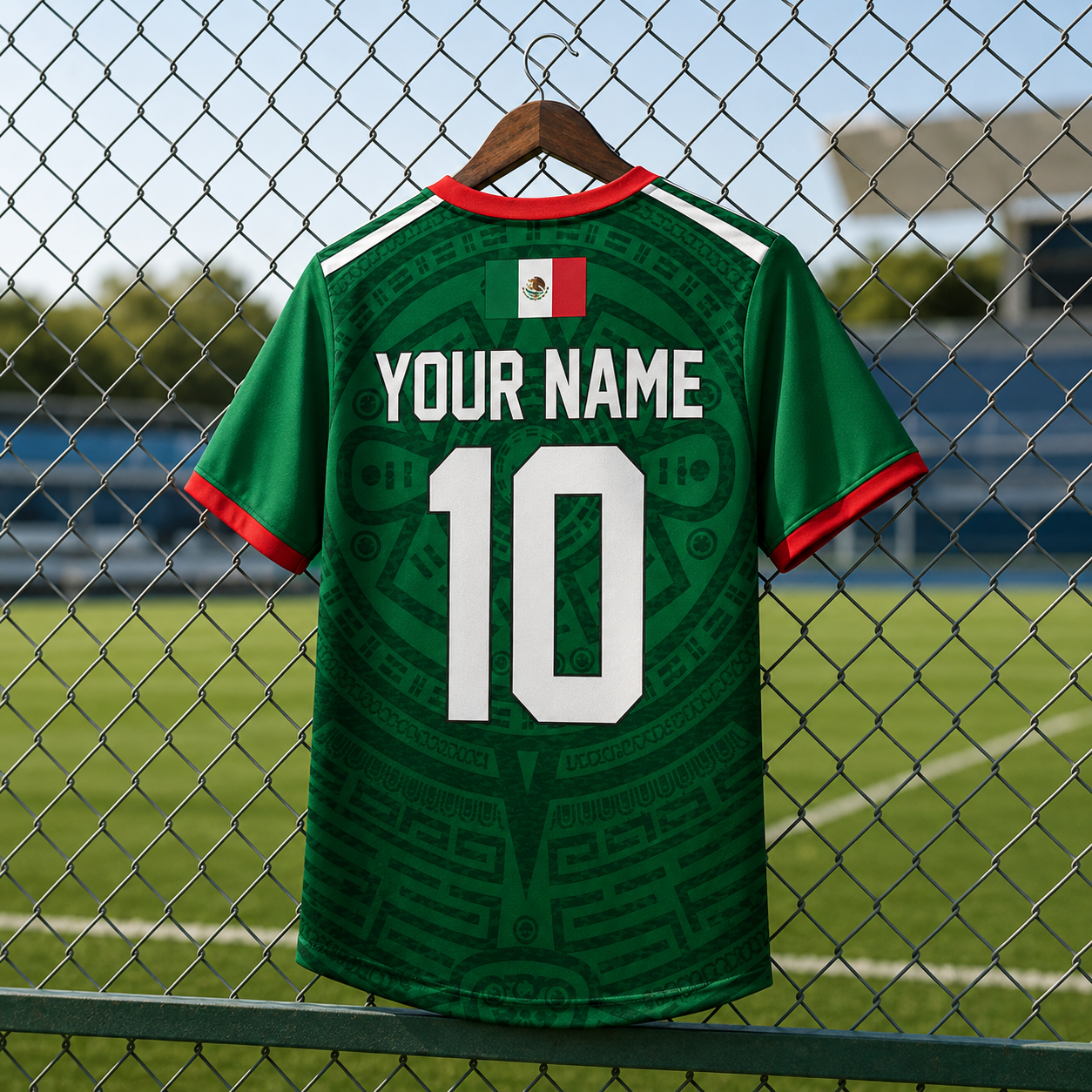 Personalized Mexico Soccer Jersey Custom Name Gift for Fans