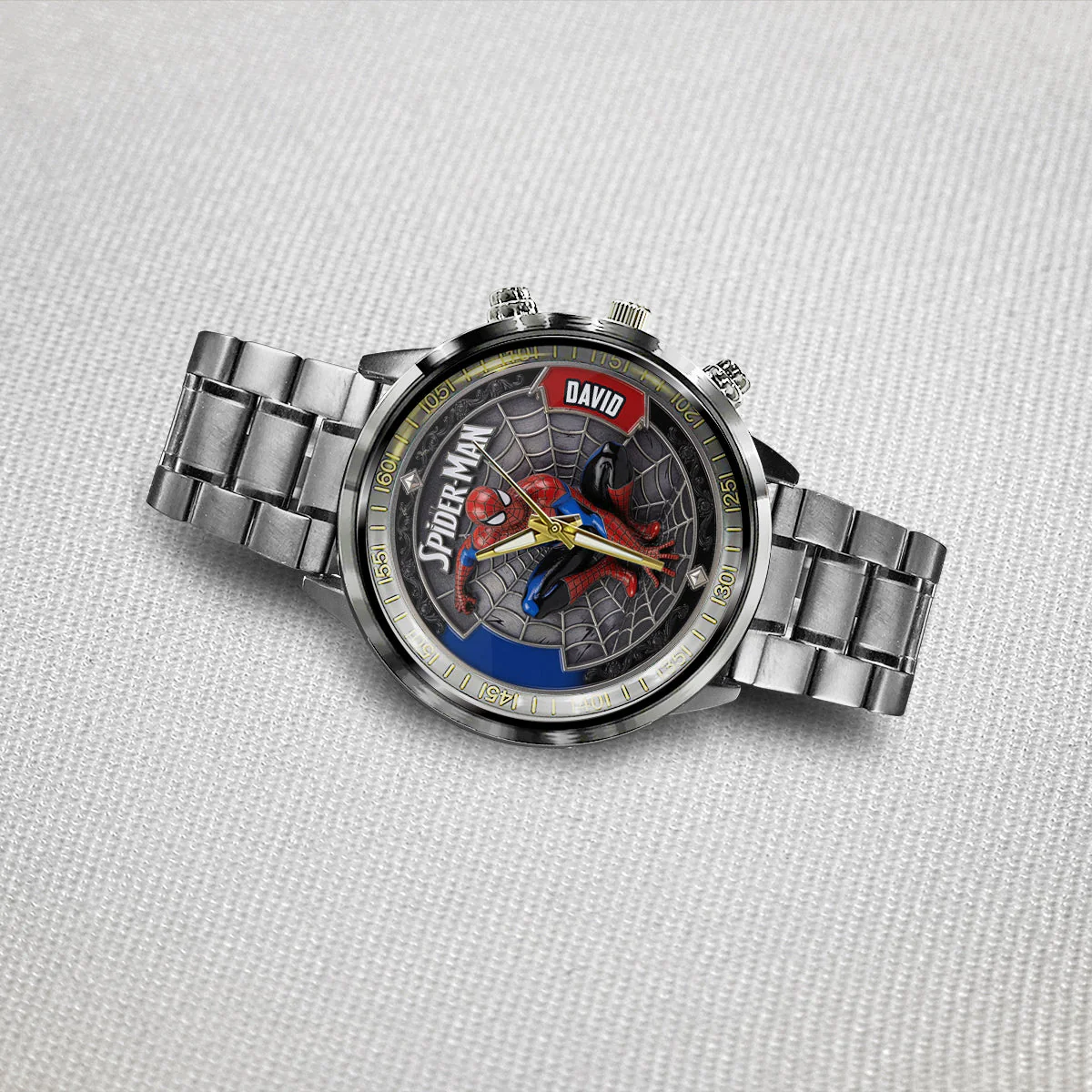 Personalized Spider-Man Hand Watch Custom Gift for Him