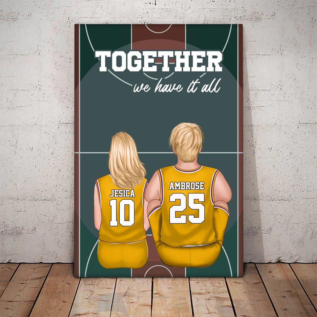 Personalized Canvas Poster Together We Have It All Family Gift