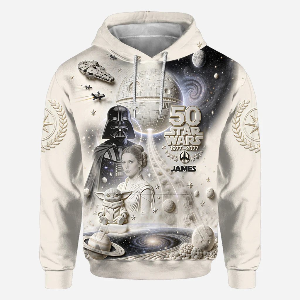 Personalized Star Wars All Over Shirt Custom Name Gift for Movie Fans AOP Shirt GradoCreations