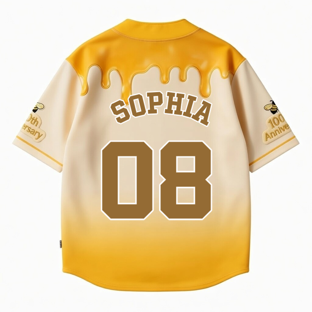 Personalized Winnie the Pooh 100th Anniversary Baseball Jersey Gift for Fans