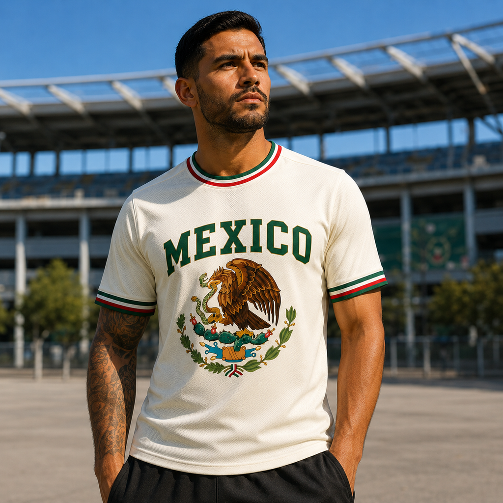 Personalized Mexico Soccer Jersey Custom Name Gift for Sports Fans
