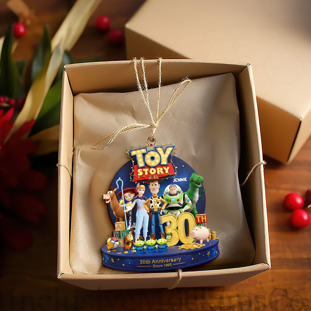 Personalized Toy Story 30th Anniversary Acrylic Ornament Gift for Kids