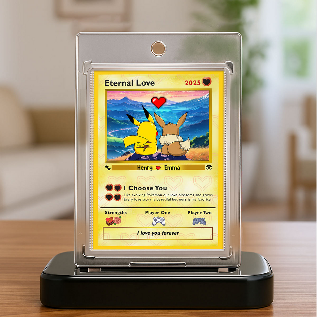 Personalized Metal Card Custom Couple Gift for Anniversary
