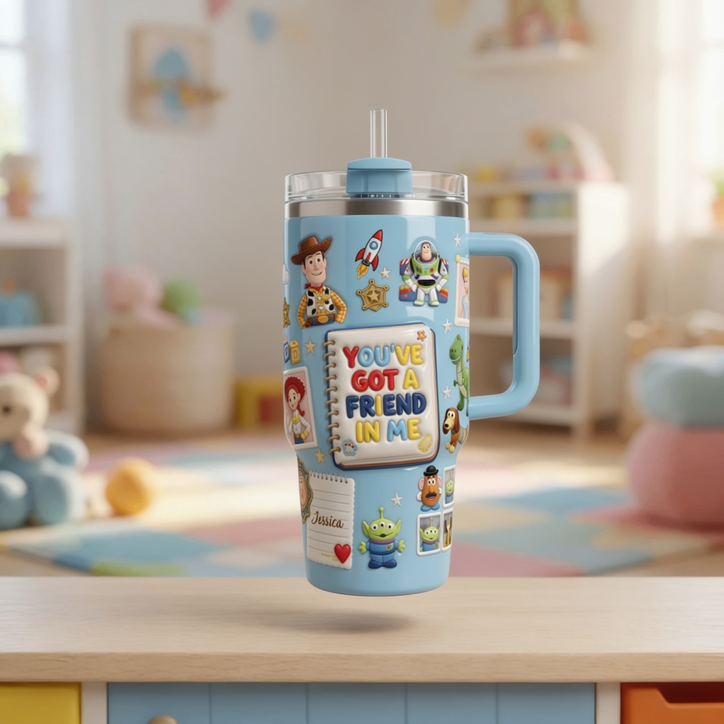 Personalized You’ve Got A Friend In Me Tumbler Gift for Movie Fans