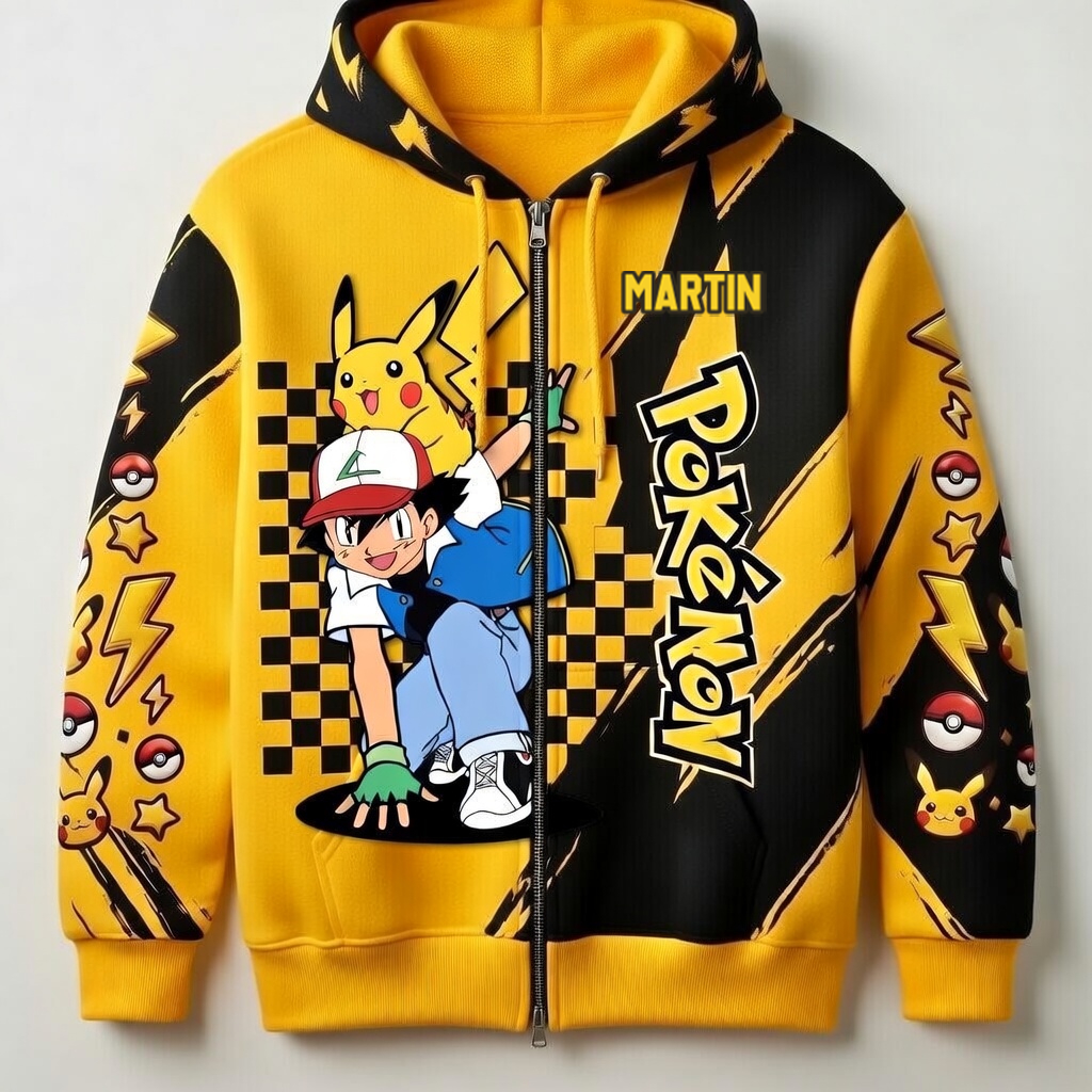 Personalized Pokémon All Over Shirt Gift for Movie Fans - 30 Years Celebration