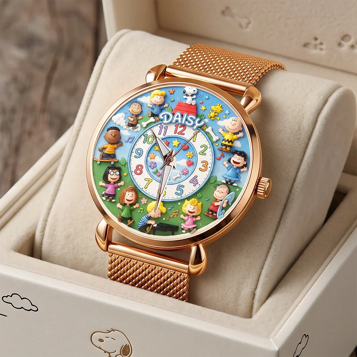 Personalized Women's Hand Watch Custom Name Gift for Her Women Hand Watch GradoCreations
