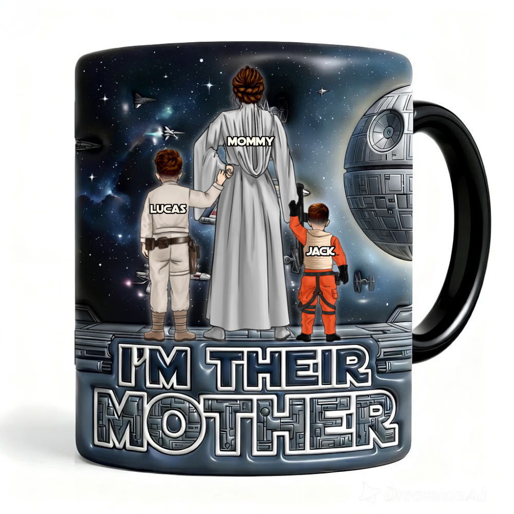 Personalized Accent Mug I'm Their Mother Gift for Mom