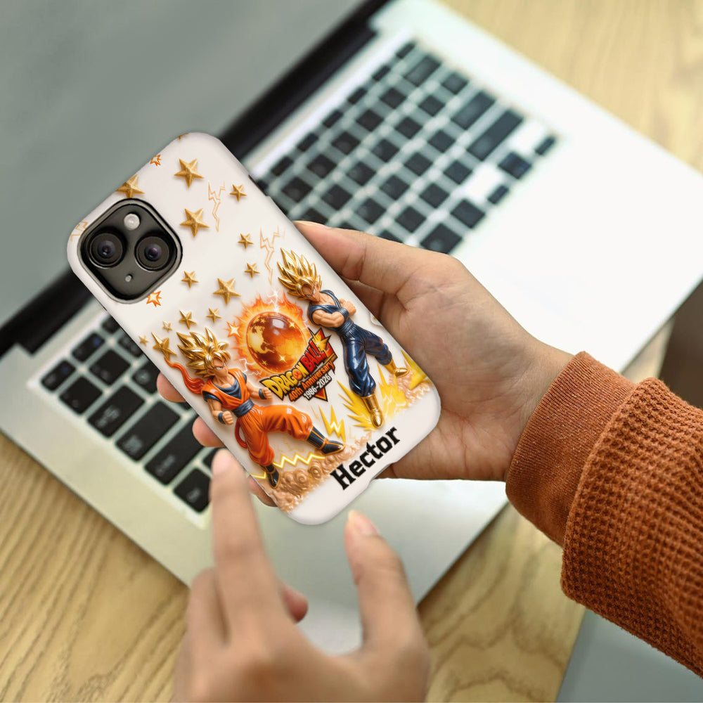 Personalized Dragon Ball 40th Anniversary Phone Case Gift for Fans