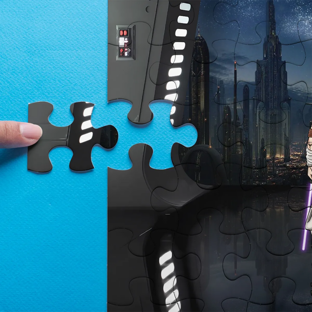 Personalized May The Force Be With Us Puzzle Gift for Mom