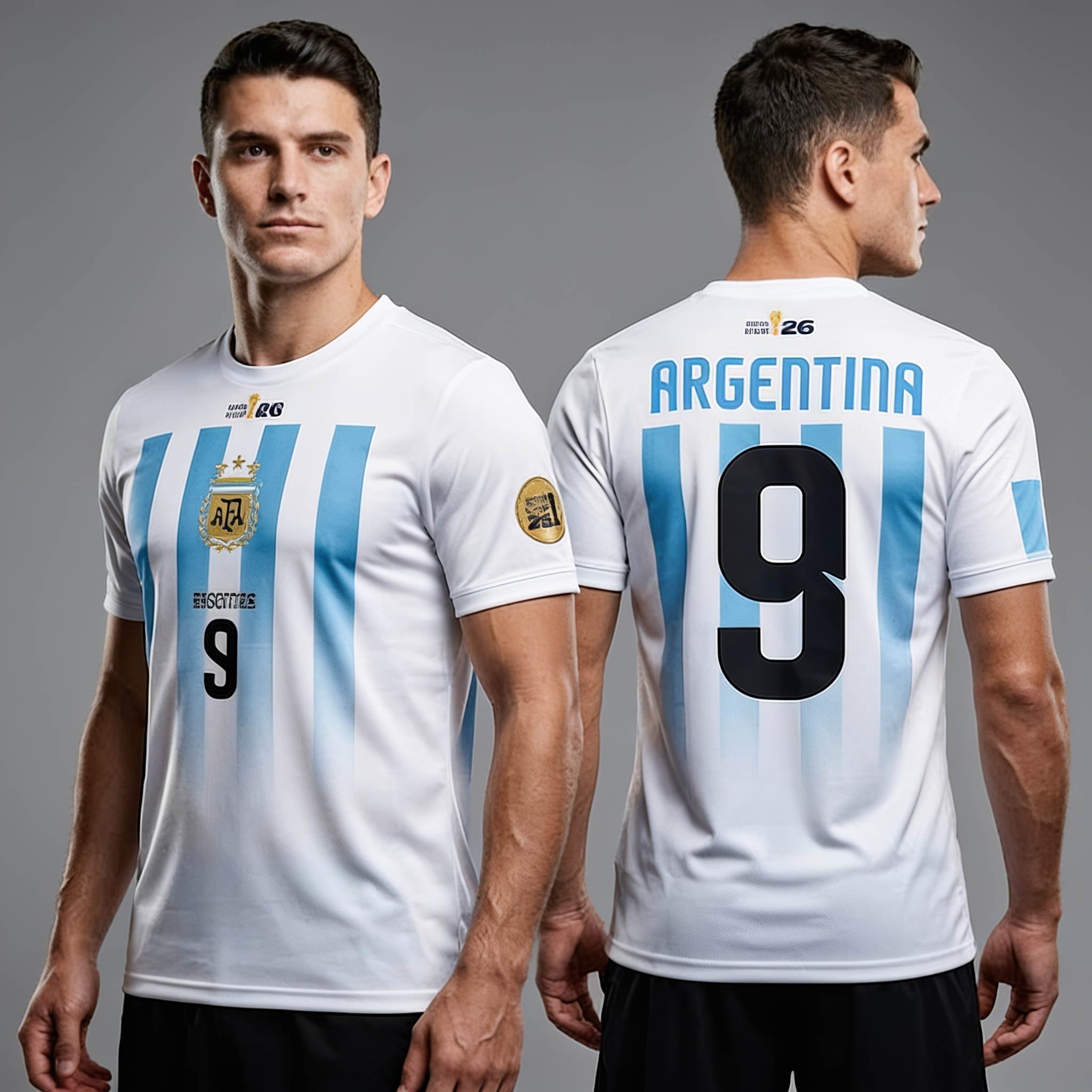 Personalized Argentina Soccer Jersey Custom Name & Number Gift for Football Fans