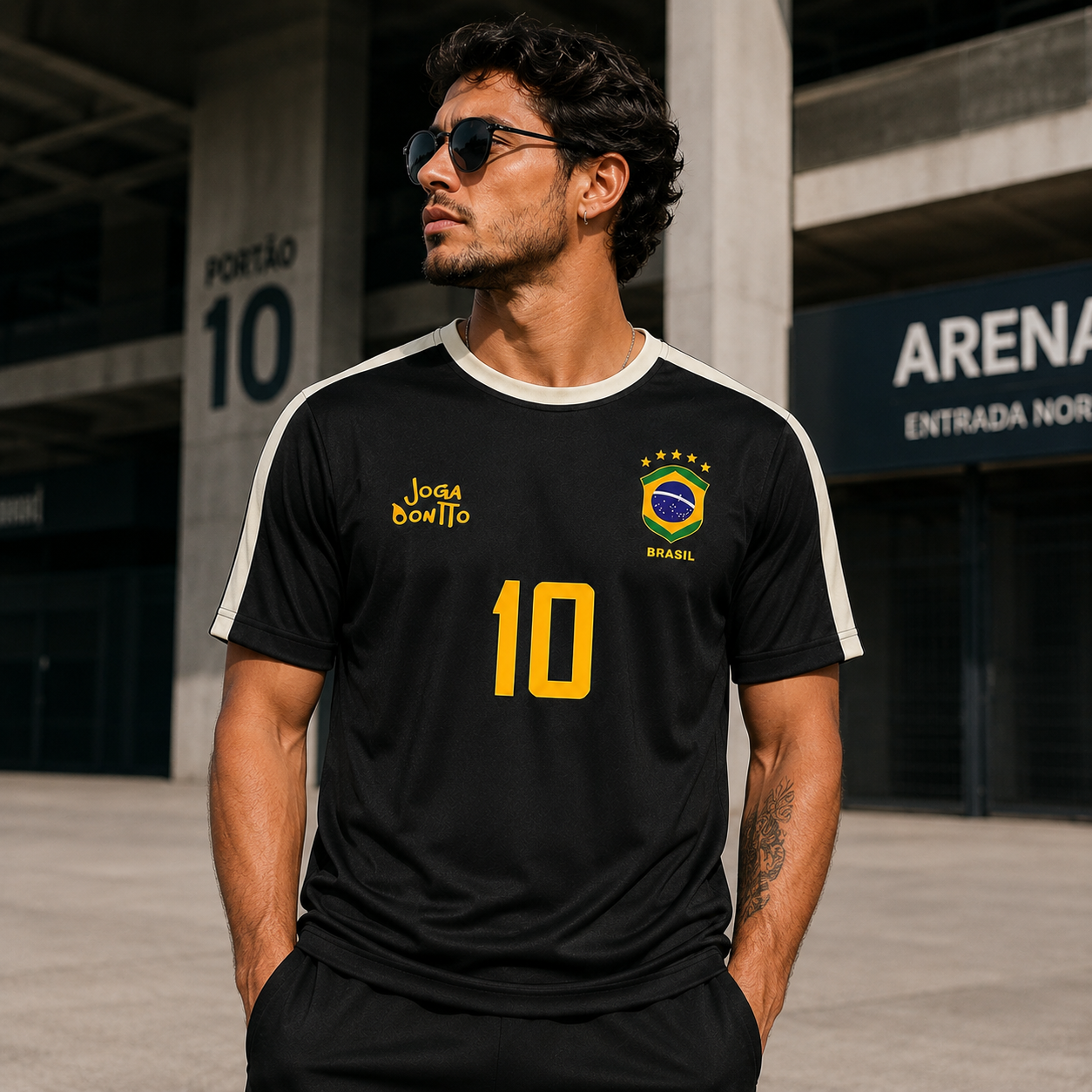 Personalized Brazil Soccer Jersey Custom Name Gift for Fans