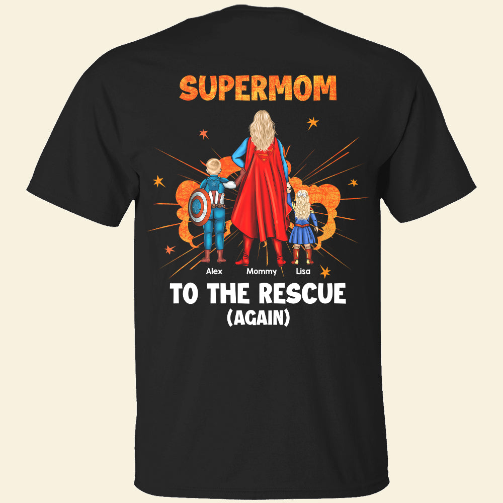 Personalized SuperMom Shirt for Mom - Unique Gift Idea