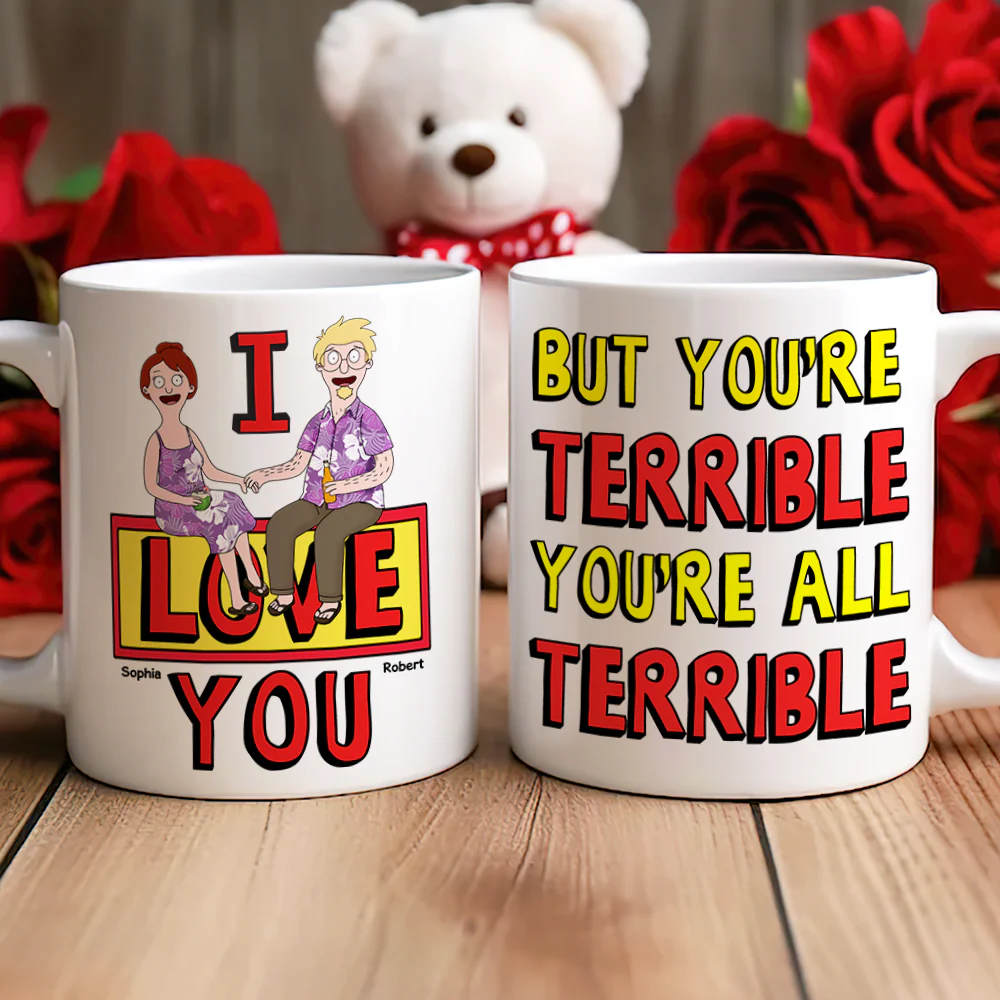 Funny Personalized Mug for Couples Unique Gift for Anniversary