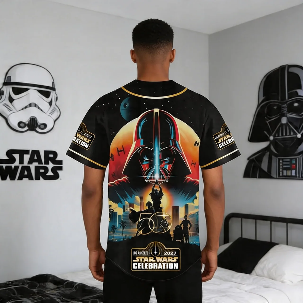 Personalized Star Wars Baseball Jersey Custom Name Gift for Fans