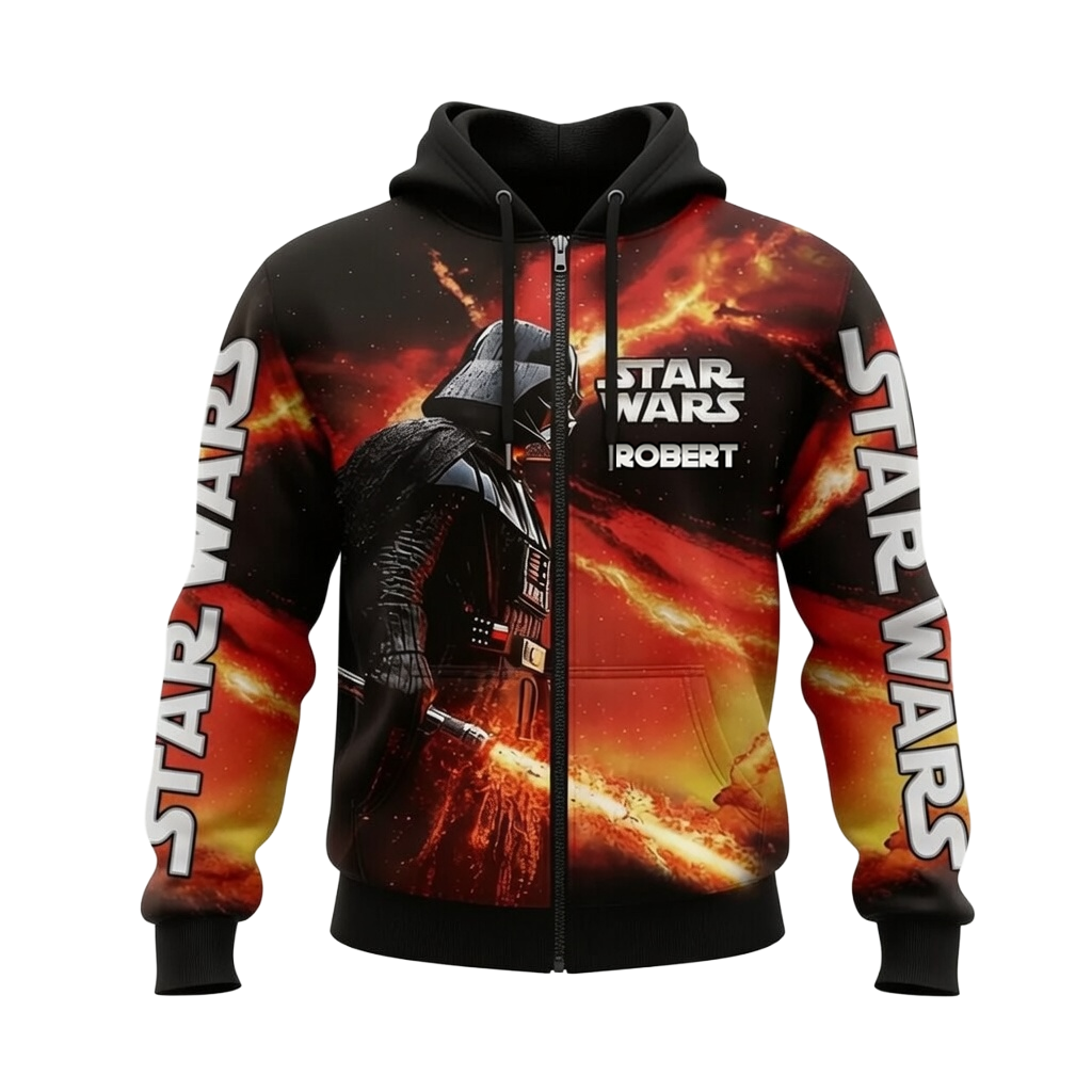 Personalized Star Wars 50th Anniversary All Over Shirt Gift for Movie Fans