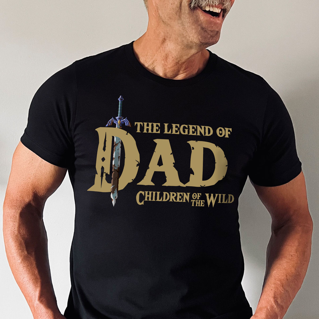Personalized Best Dad Ever T-Shirt Custom Name Gift for Dad