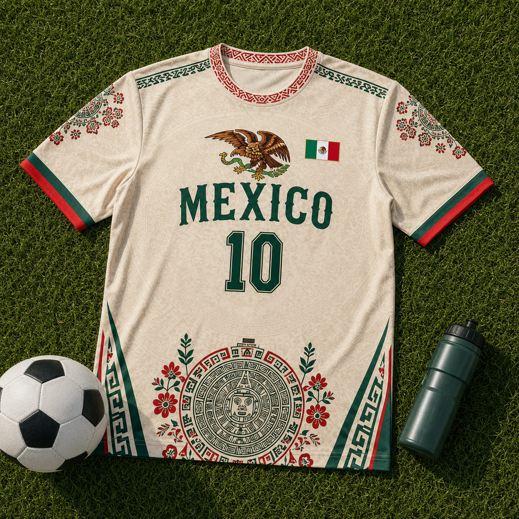Personalized Mexico Eagle Soccer Jersey Custom Name Gift for Sports Fans