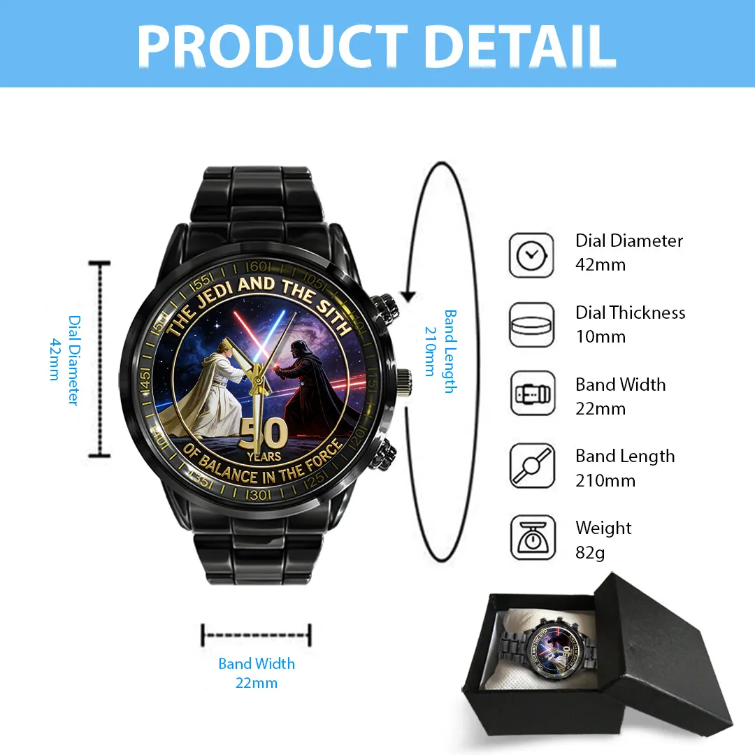 Personalized 50th Anniversary Hand Watch for Movie Fans Gift