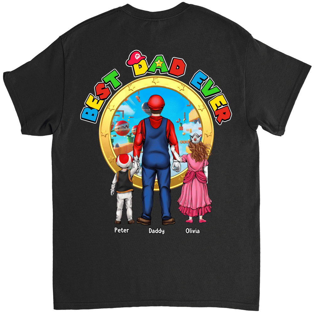 Personalized Super Daddio Shirt Gift for Dad | Cotton Apparel