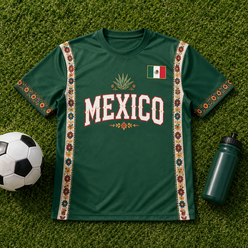 Personalized Mexico Soccer Jersey Custom Name Gift for Football Lovers