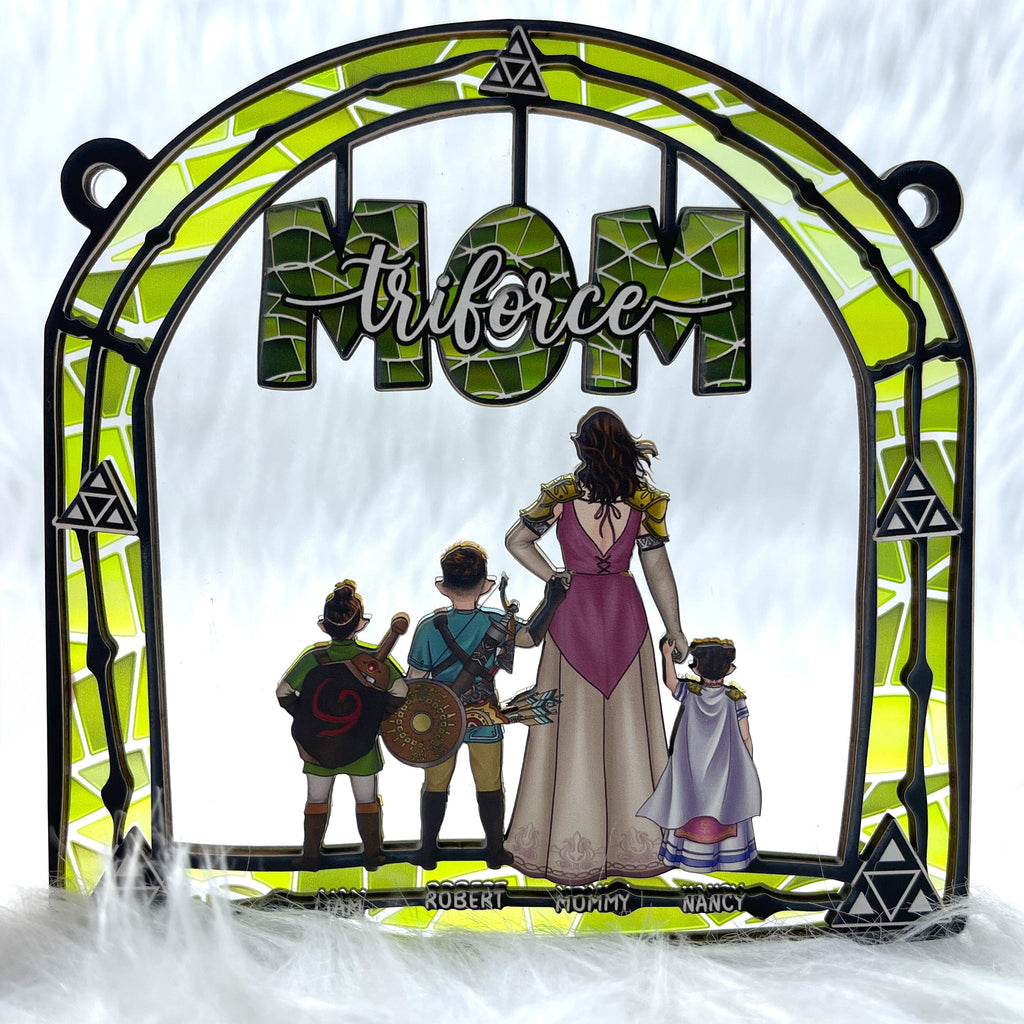 Personalized Zelda Mom Suncatcher Gift for Wife, Home Decor
