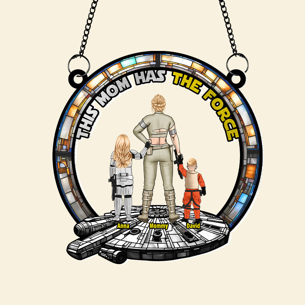 Personalized Mom Suncatcher Gift - Unique Window Decor