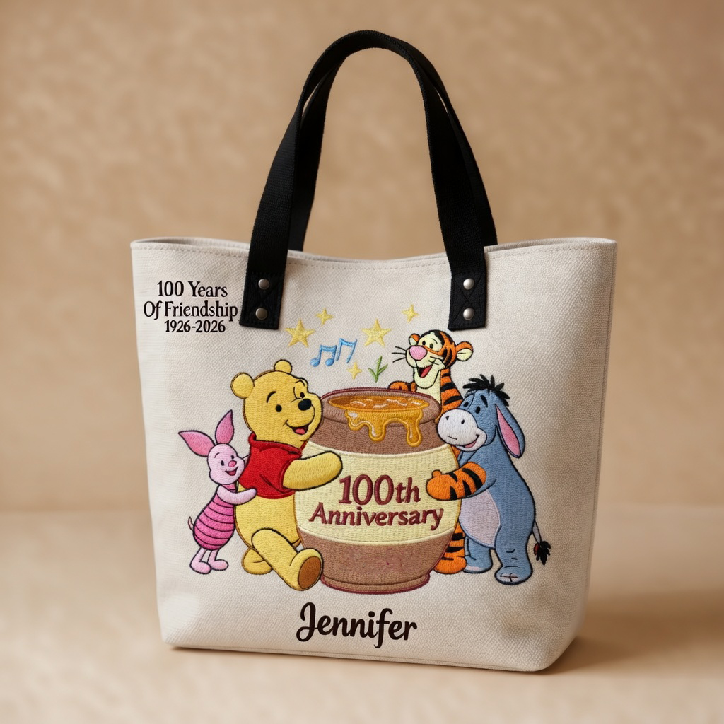 Personalized Tote Bag 100th Anniversary of Friendship Gift for Movie Fans