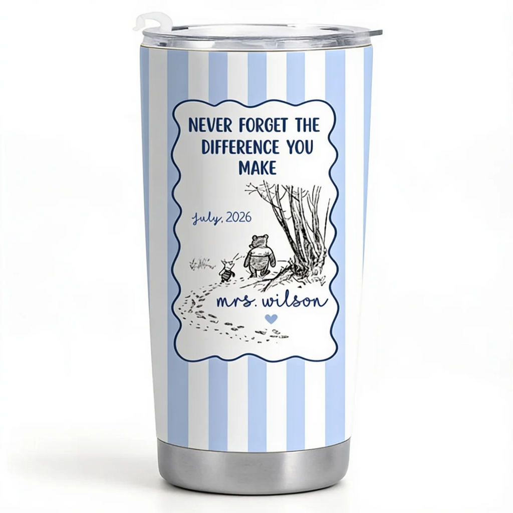 Personalized Teacher Tumbler Unique Thank You Gift for Her Tumbler GradoCreations