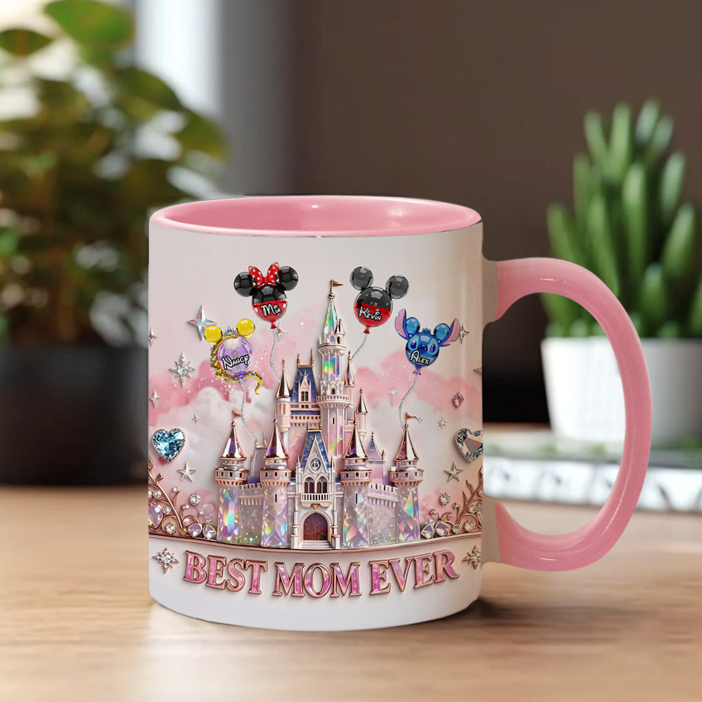 Personalized Best Mom Ever Magic Castle Mug Gift for Mother's Day Mug GradoCreations