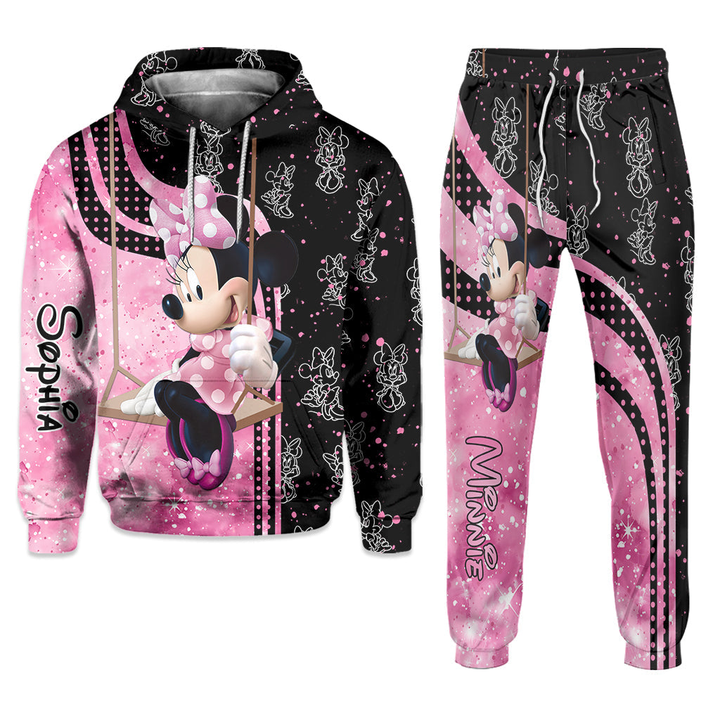 Personalized Minnie Mouse Hoodie & Sweatpants Gift for Her