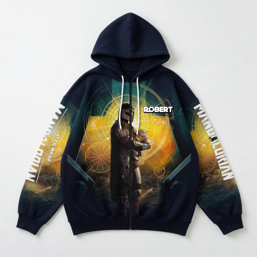 Personalized Star Wars Mandalorian All Over Shirt Gift for Fans