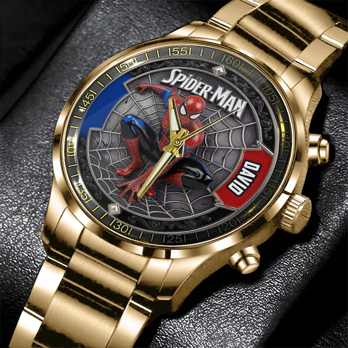 Personalized Spider-Man Hand Watch Custom Gift for Him