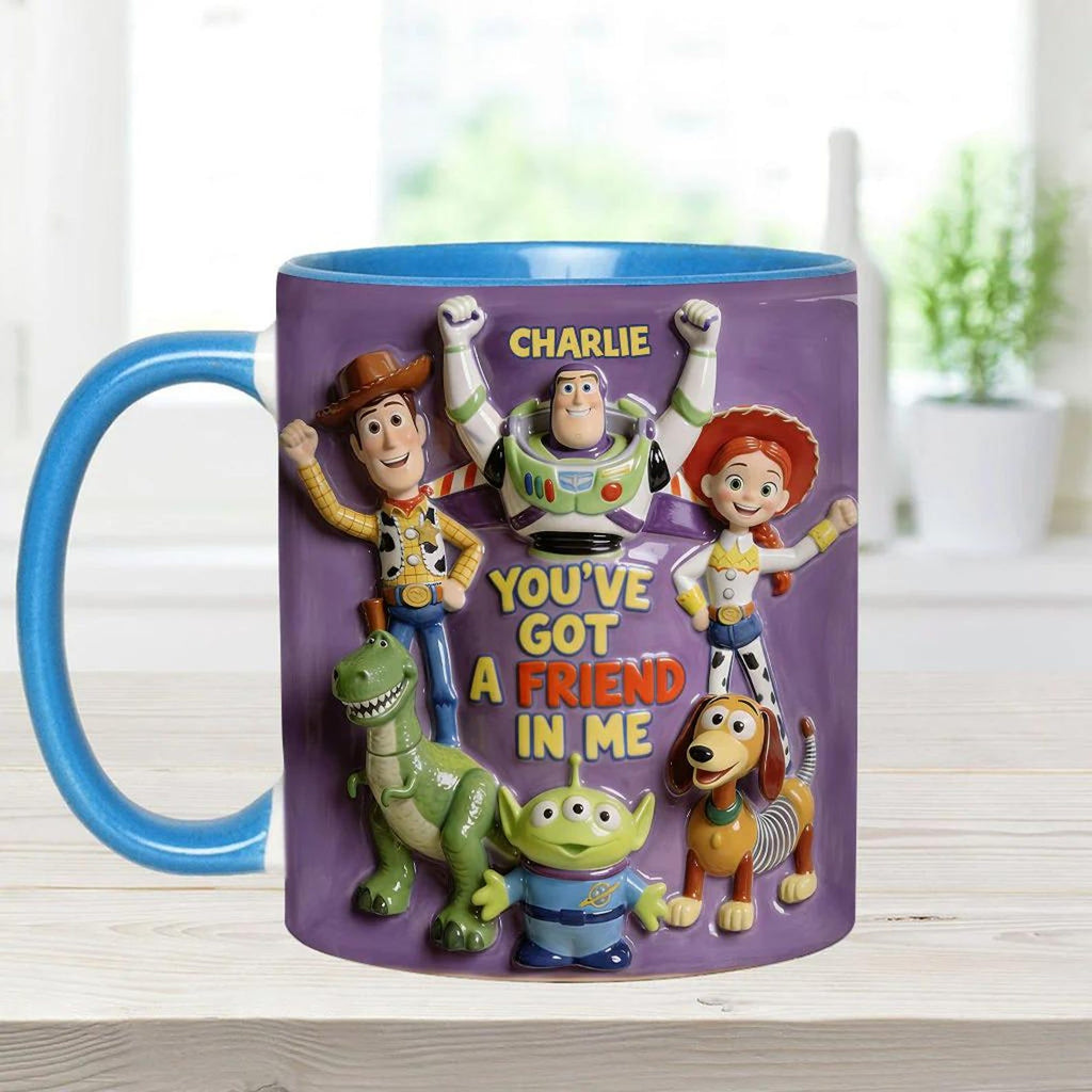 Personalized Toy Story Accent Mug with Custom Name Gift for Kids