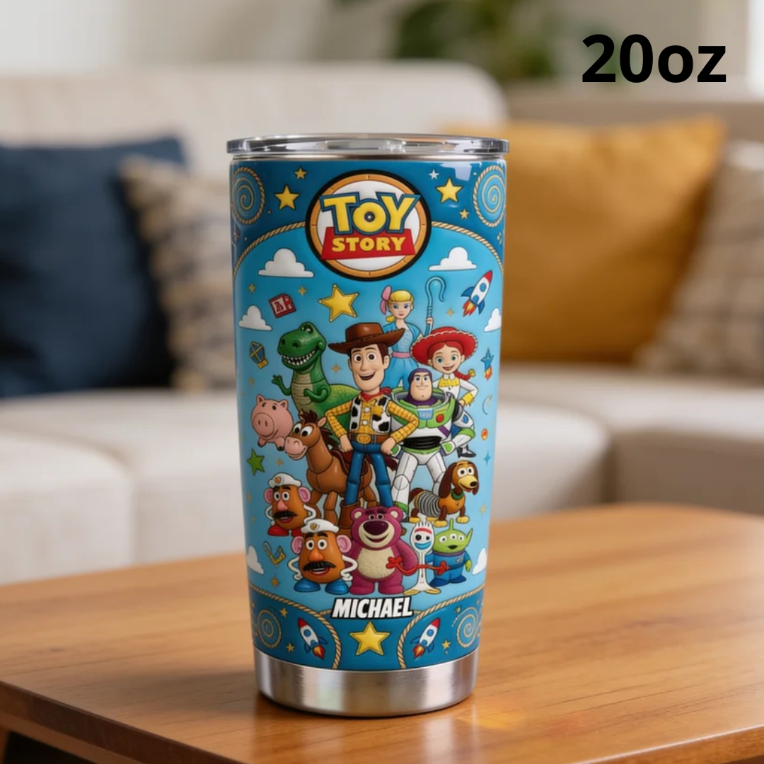 Personalized Toy Story Tumbler Customized Gift for Kids