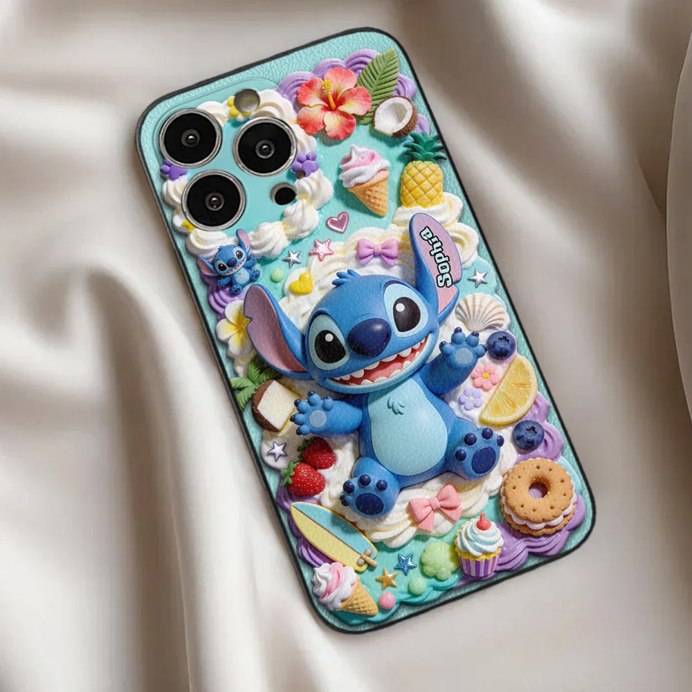 Personalized Phone Case Custom Name Gift with 3D Design Phone Case GradoCreations