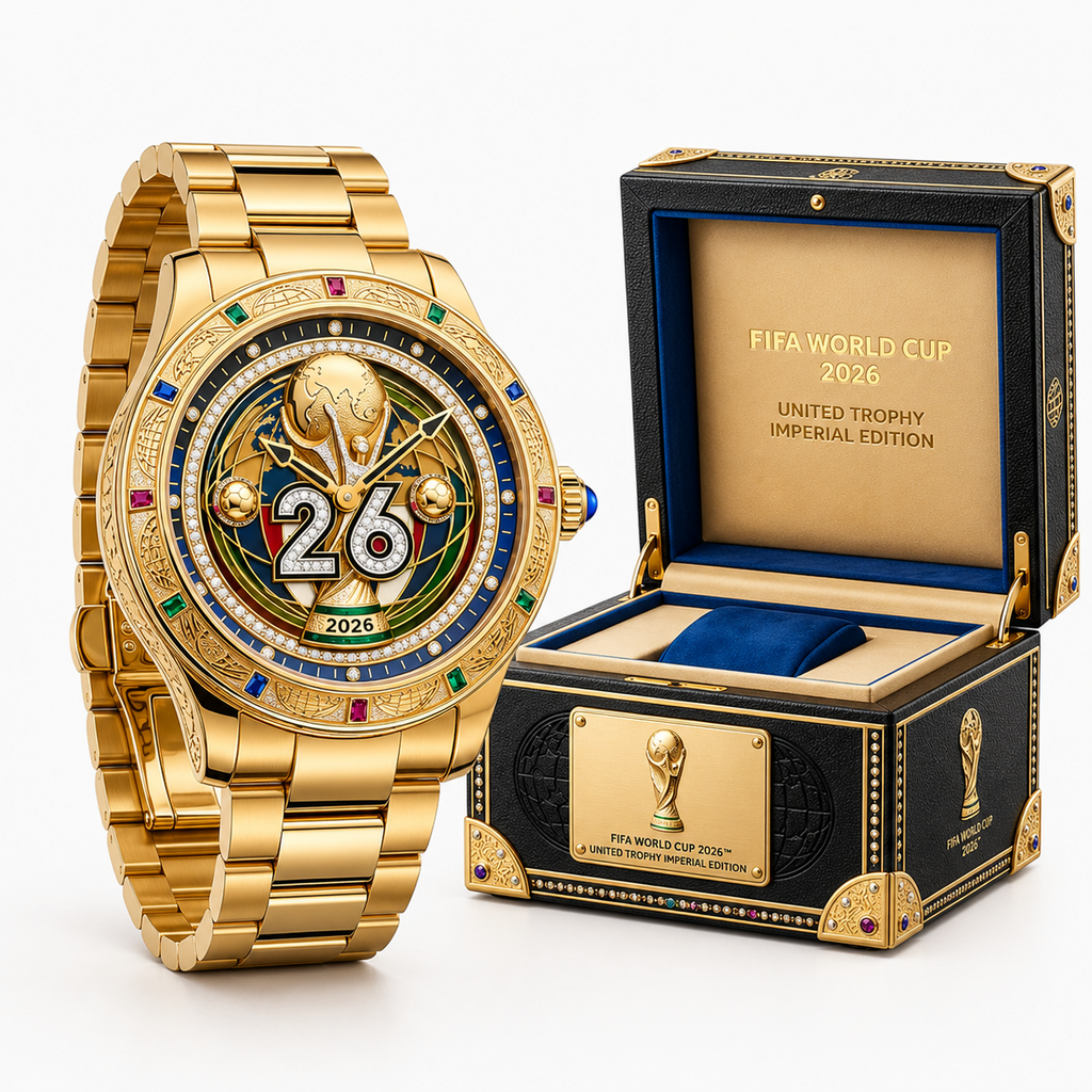 Customized FIFA World Cup 2026 Men's Wrist Watch Gift for Soccer Fans