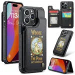 Personalized Winnie the Pooh 100th Anniversary Wallet Phone Case Gift for Movie Fans