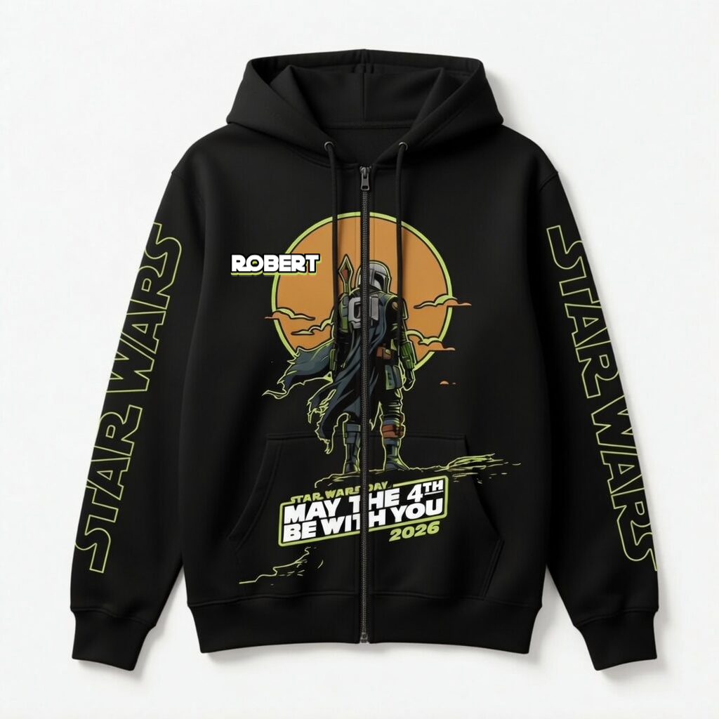 Personalized Star Wars May the 4th All Over Shirt Gift for Fans