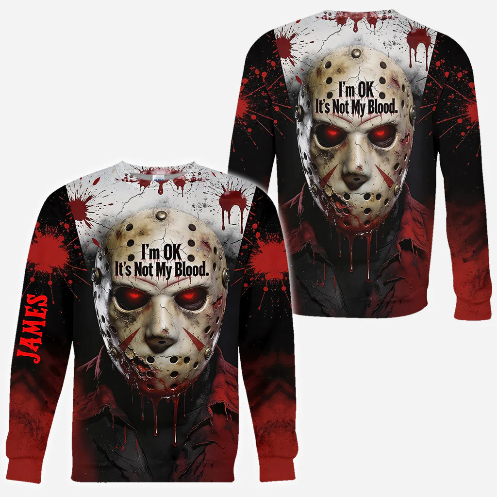 Personalized Horror Character All Over Shirt Halloween Gift for Movie Fans AOP Shirt GradoCreations