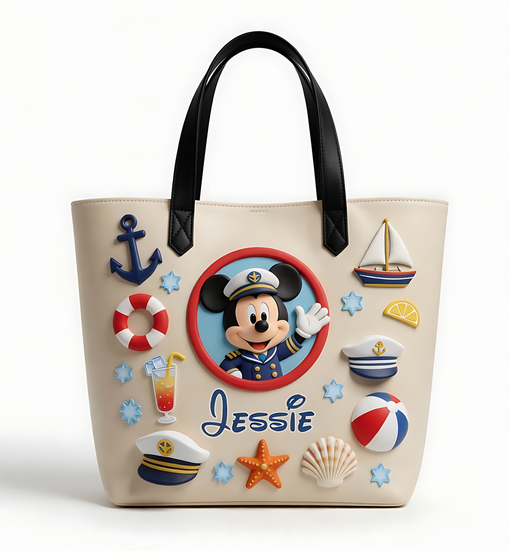 Personalized Movie-Themed Tote Bag Custom Name Gift for Fans