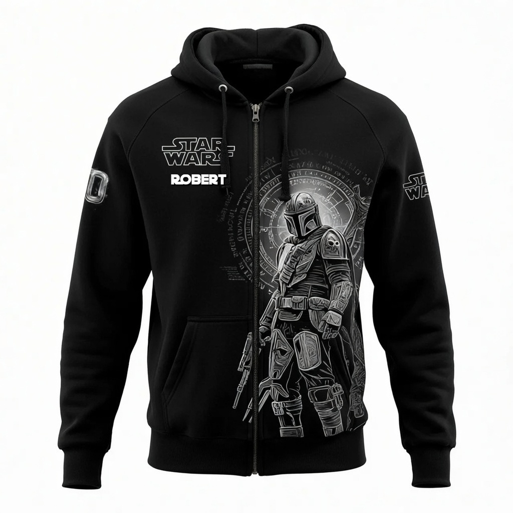 Personalized Star Wars 50th Anniversary AOP Shirt Gift for Movie Fans